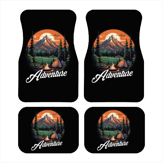 Forest nature trekking adventure Car Mats