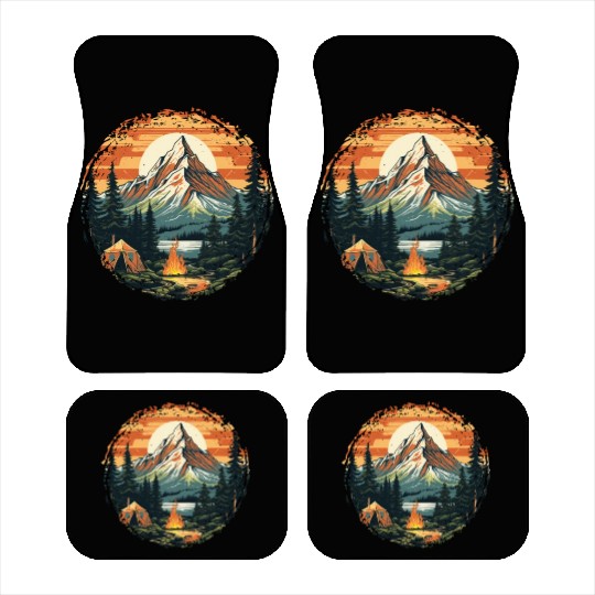 Forest nature trekking adventure Car Mats
