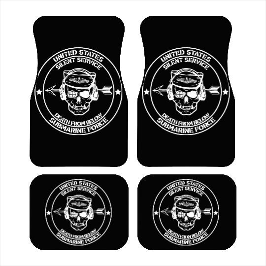 Us Submarine Force Death From Below Silent Service Car Mats