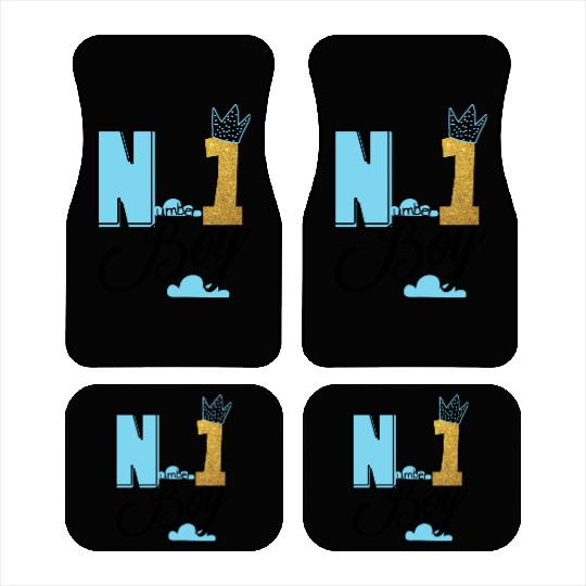 Number One Boy Car Mats