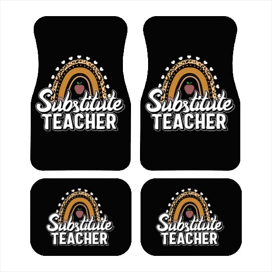 Teacher Car Mats, Substitute Teacher Car Mats, Teacher's