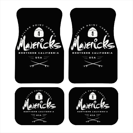 Mavericks Pillar Point California Car Mats
