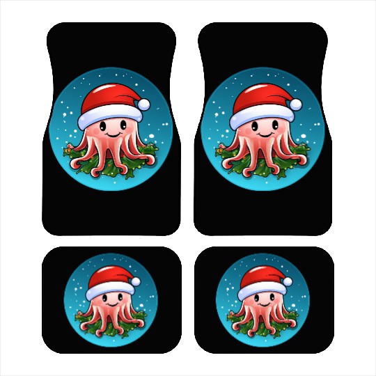 Jellyfish Christmas Car Mats