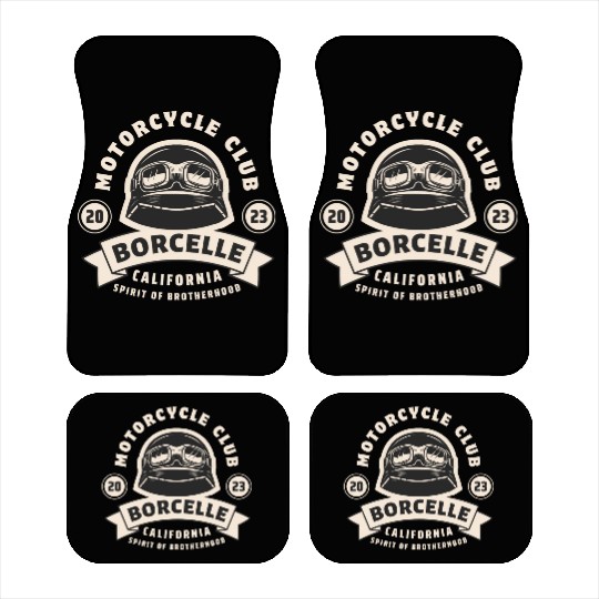Motorcycle Club Spirit of Brotherhood Car Mats