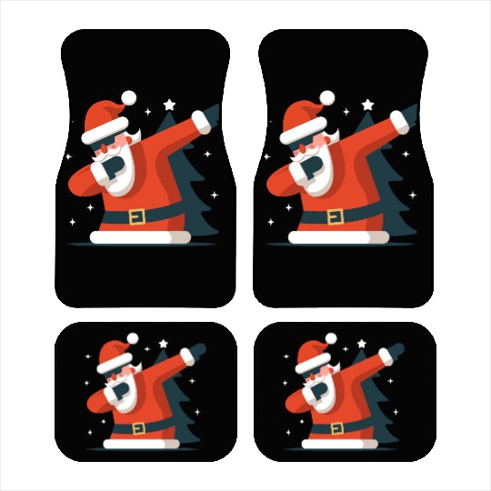Dabbing Santa Car Mats