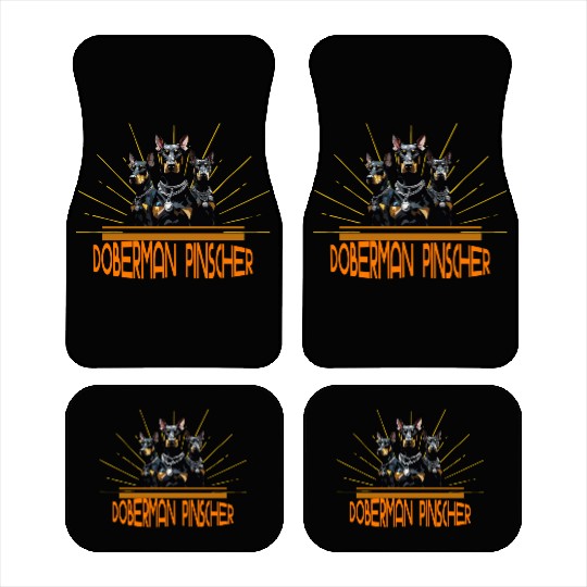 Doberman Pinscher my favorite friend Car Mats