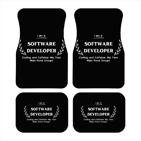 Proud Software Developer Car Mats - Embrace Expertise