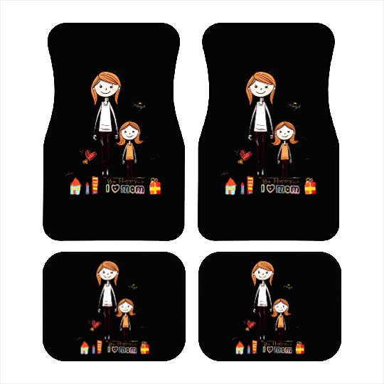 I love my mom Car Mats