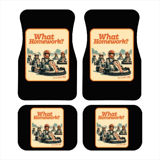 What Homework? It’s Race Day! Car Mats