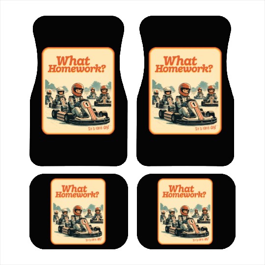 What Homework? It’s Race Day! Car Mats