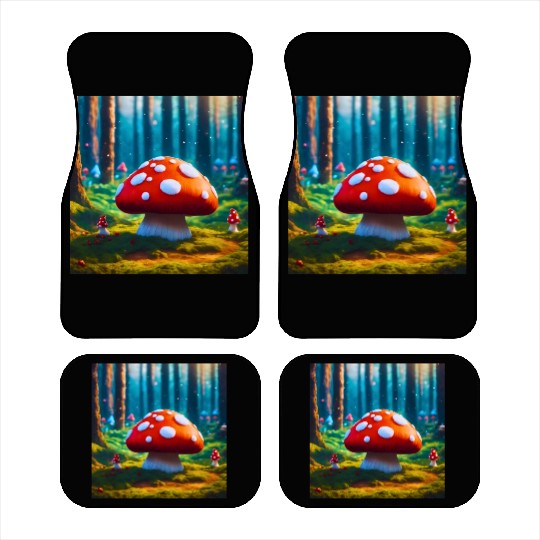 Cute Mushroom Car Mats