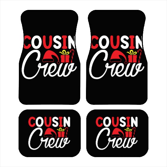 Cousin Crew, Xmas Design, Christmas Gifts Car Mats