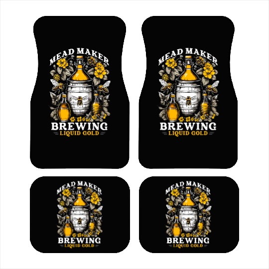 Beekeeping Bee Honey Wine Producer Mead Maker Car Mats