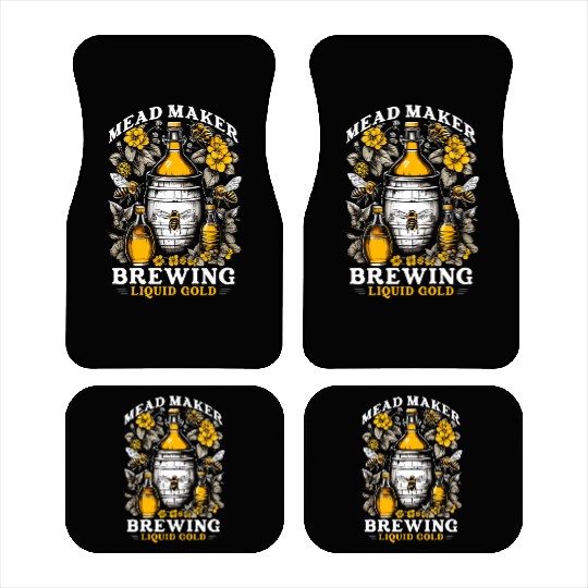 Beekeeping Bee Honey Wine Producer Mead Maker Car Mats
