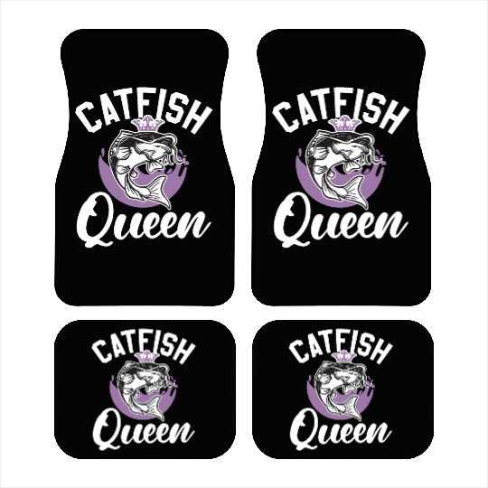 Catfish Queen Catfishing Angler Noodler Car Mats