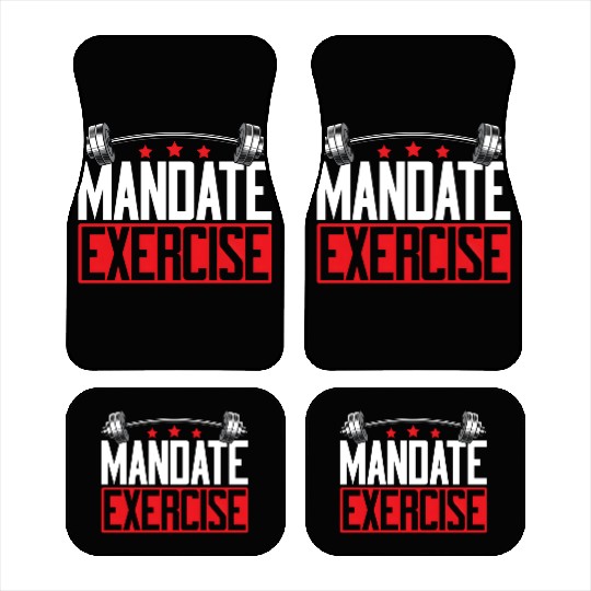 Gym Teacher Physical Education Gymtics Fitness Exe Car Mats