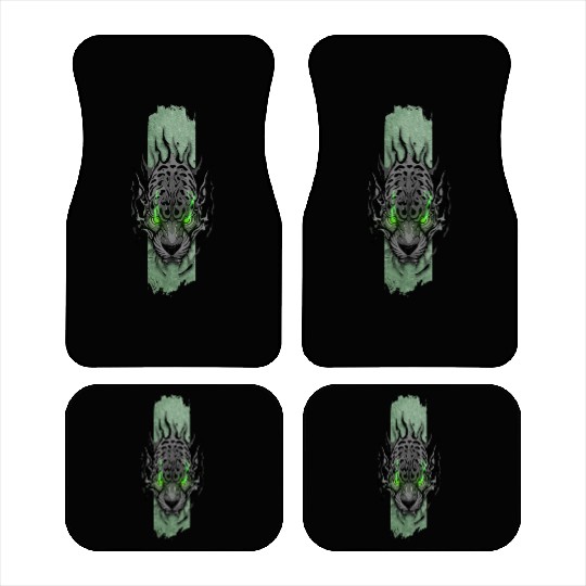 Emerald-Eyed Jaguar Car Mats