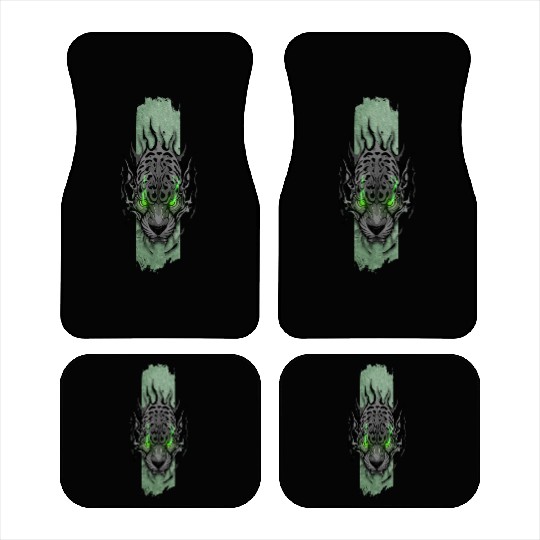 Emerald-Eyed Jaguar Car Mats