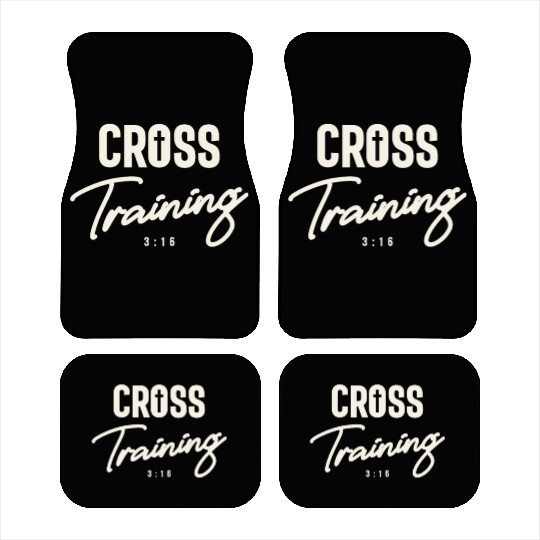 Cross Training 3:16 Workout Fitness Christian Car Mats