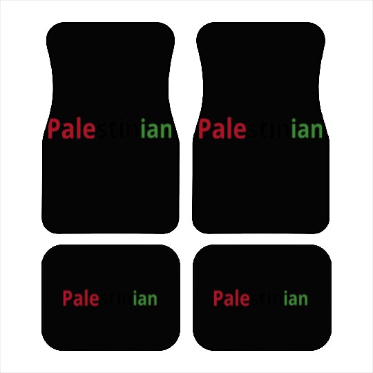 Free Palestine, red black and green, watermelon Car Mats