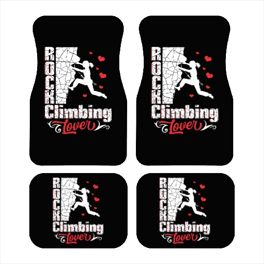 Rock Climbing Lover Car Mats