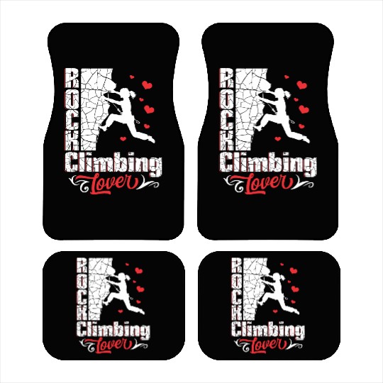 Rock Climbing Lover Car Mats