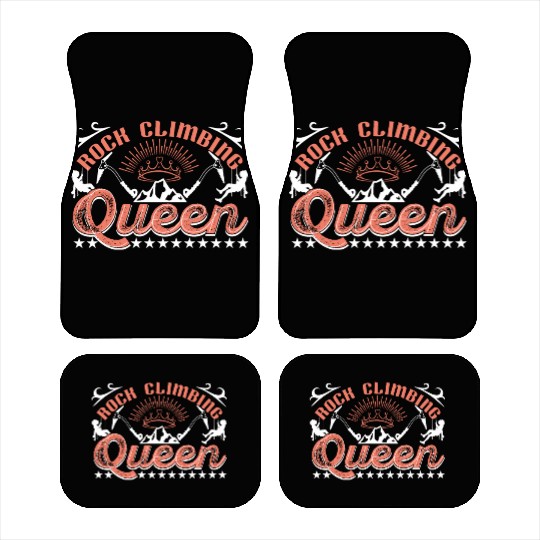 Rock Climbing Queen Car Mats