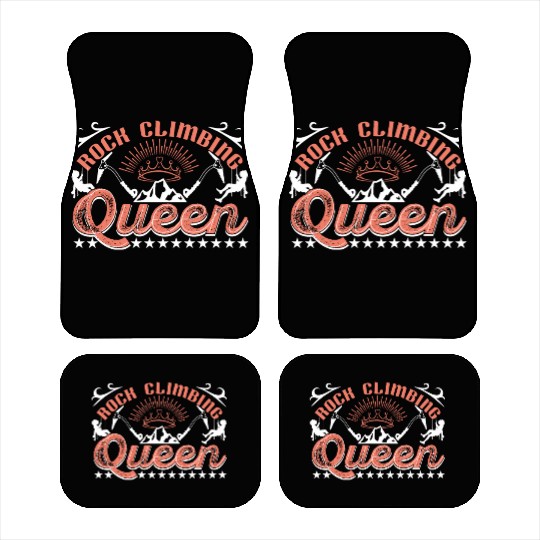 Rock Climbing Queen Car Mats