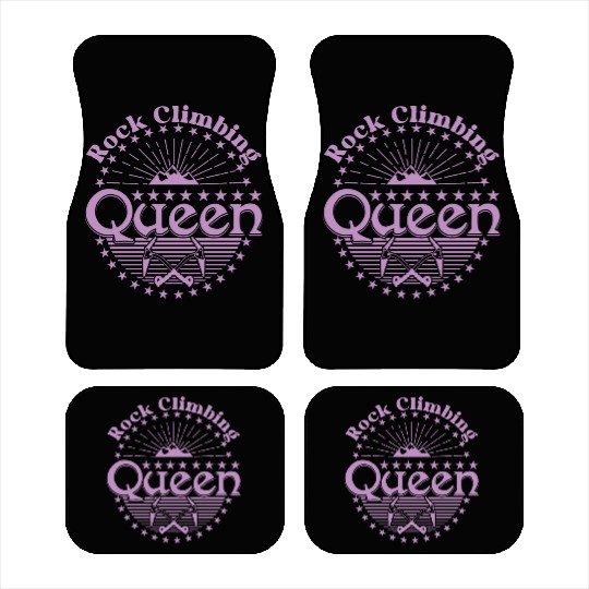 Rock Climbing Queen Car Mats