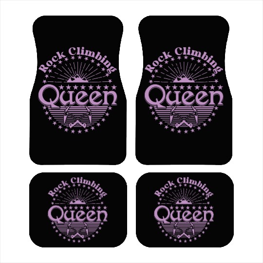 Rock Climbing Queen Car Mats