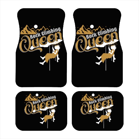 Rock Climbing Queen Car Mats