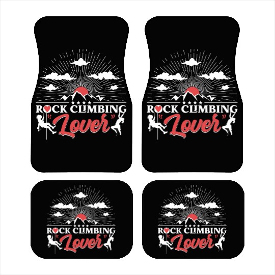Rock Climbing Lover Car Mats