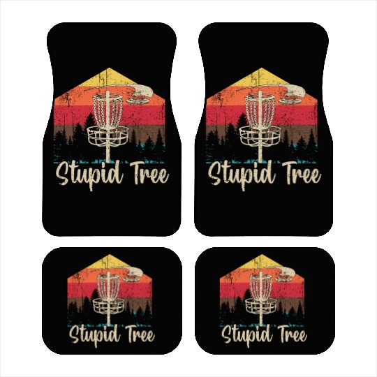 Stupid Tree Disc Golf Car Mats