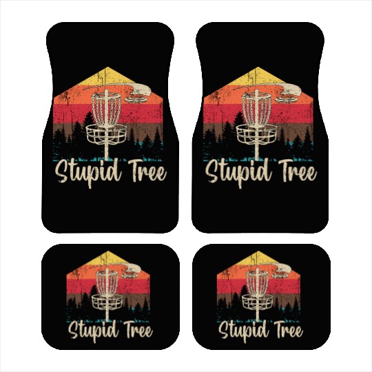 Stupid Tree Disc Golf Car Mats