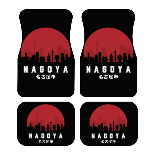 Nagoya Typography Car Mats - Urban Statement