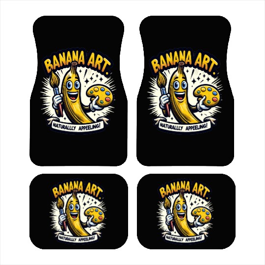 Banana Art, Naturally Appealing Car Mats