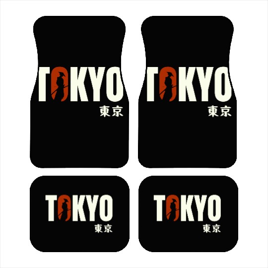 Tokyo Typography Car Mats - Urban Statement