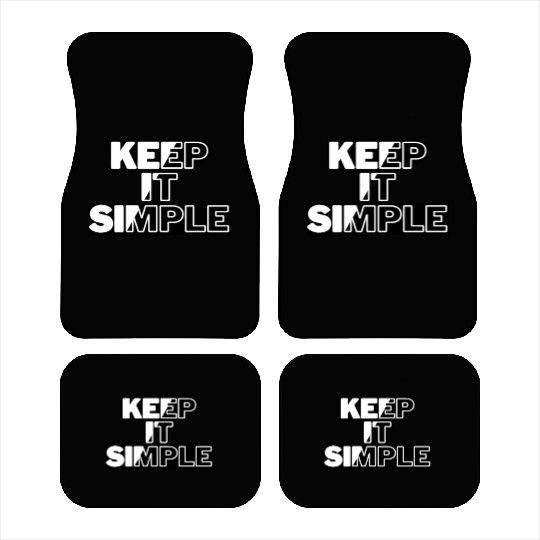 keep it simple Car Mats