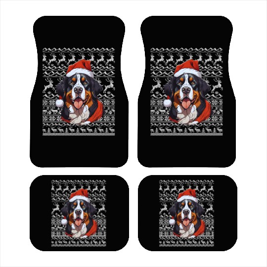 bouvier bernois santa claus christmas Car Mats