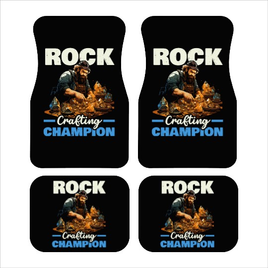 Lapidary Artist Gemstone Stone Collecting Stone Car Mats