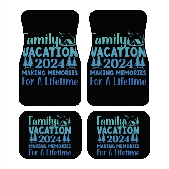 Summer Family Vacation Making Memories Car Mats