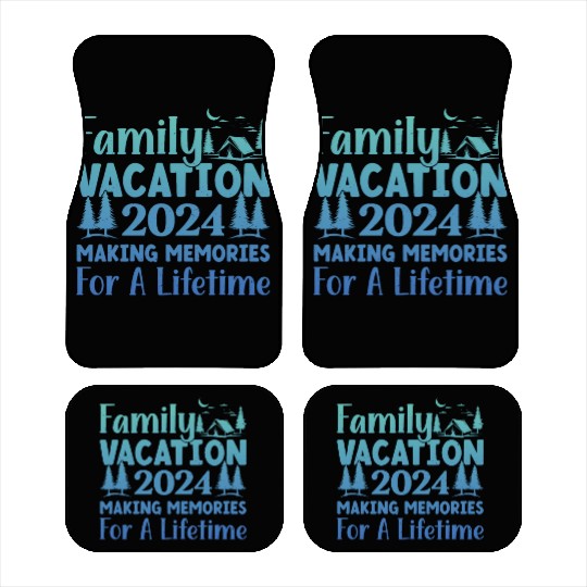 Summer Family Vacation Making Memories Car Mats