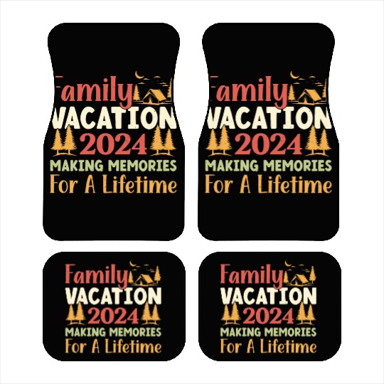 Summer Family Vacation Making Memories Car Mats