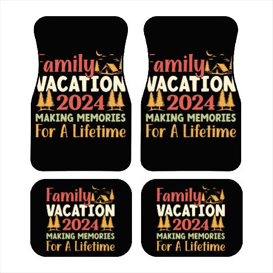 Summer Family Vacation Making Memories Car Mats