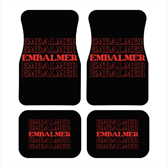 Embalmer Mortician Funeral Director Undertake Car Mats