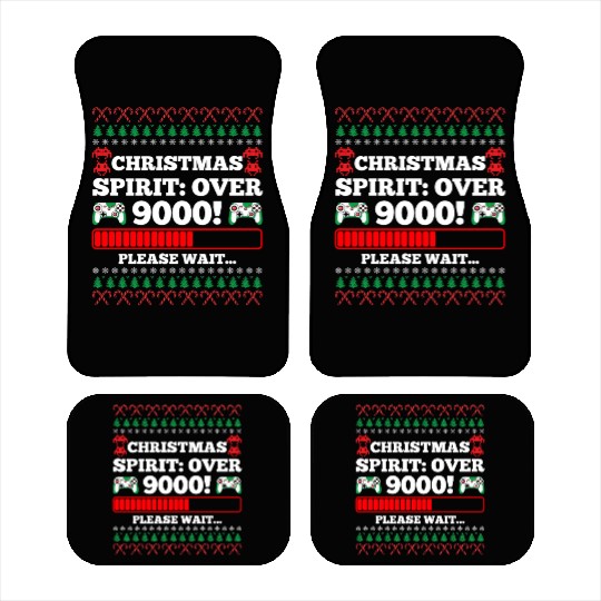 Christmas Spirit: Over 9000! Please Wait Gambling Car Mats