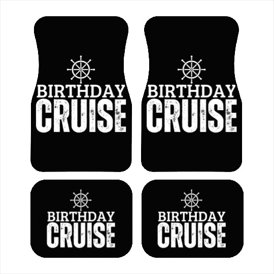 Birthday Cruise Ship Cruise Car Mats