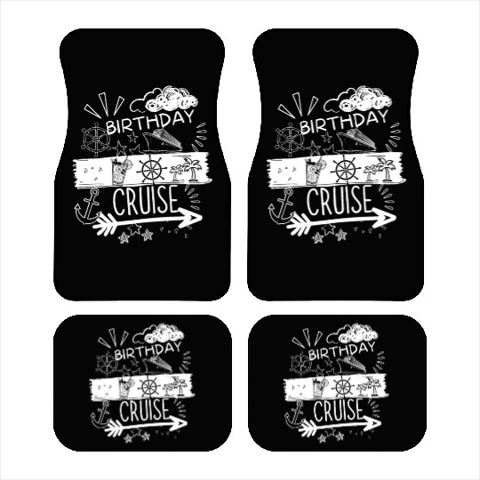 Birthday Cruise Ship Cruise Car Mats