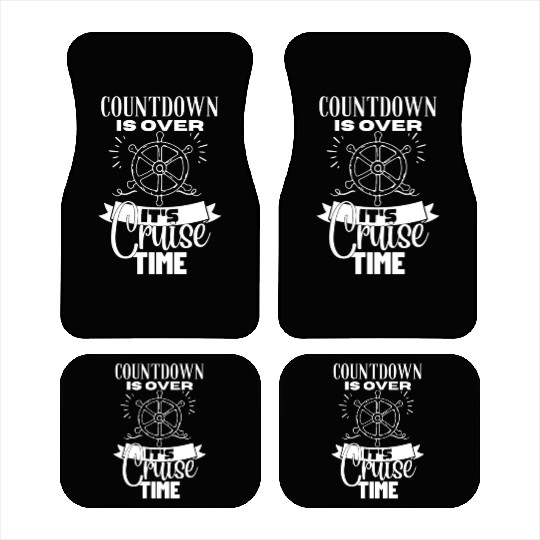 Cruise Ship It's Cruise Time Cruise Car Mats