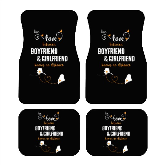 Love Between BF And GF Alaska To Maine Gift Car Mats